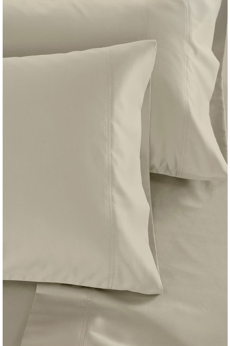 Set of 2 Pillowcases - Signature Comfort 100% Egyptian Cotton Sateen, Alternate, color, Beige