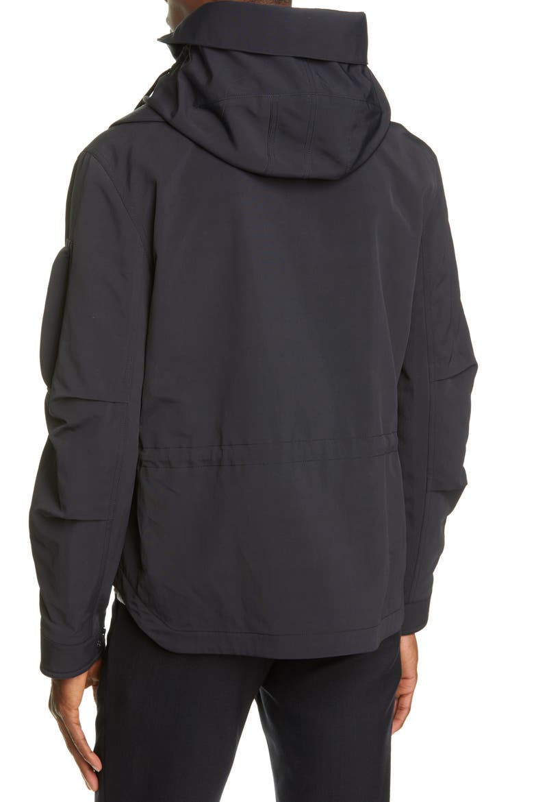 Tech Hooded Jacket, Alternate, color, BLACK