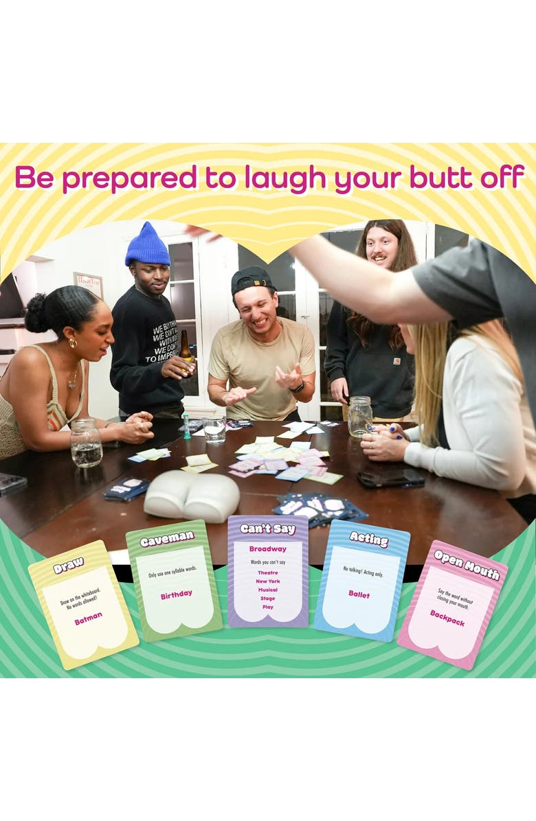 Butt What? Frankie Lapenna's Party Game, Ages 10+, Alternate, color, Multicolored