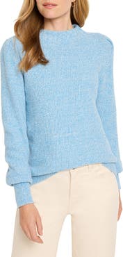 NIC+ZOE Waffle Stitch Crewneck Sweater