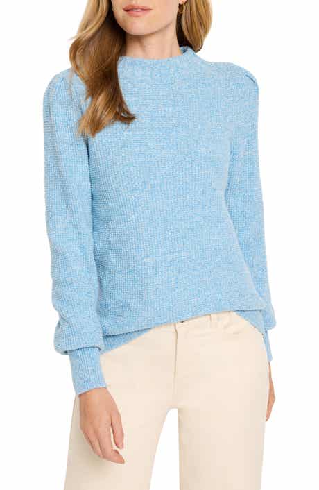 NIC+ZOE Waffle Stitch Crewneck Sweater