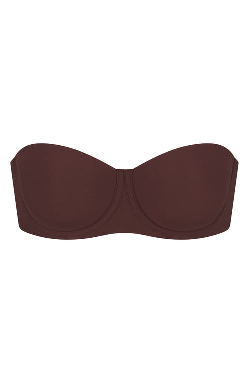 Skims Fits Everybody Strapless Bra In Cocoa