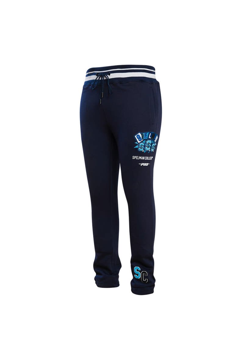 Men's Pro Standard  Navy Spelman College Jaguars Homecoming Fleece Sweatpants, Alternate, color, Navy