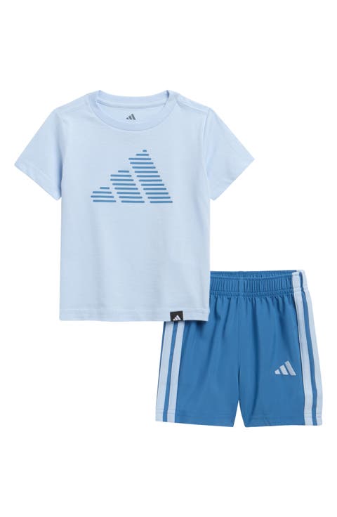 Logo T-Shirt & Mesh Shorts Set (Baby)