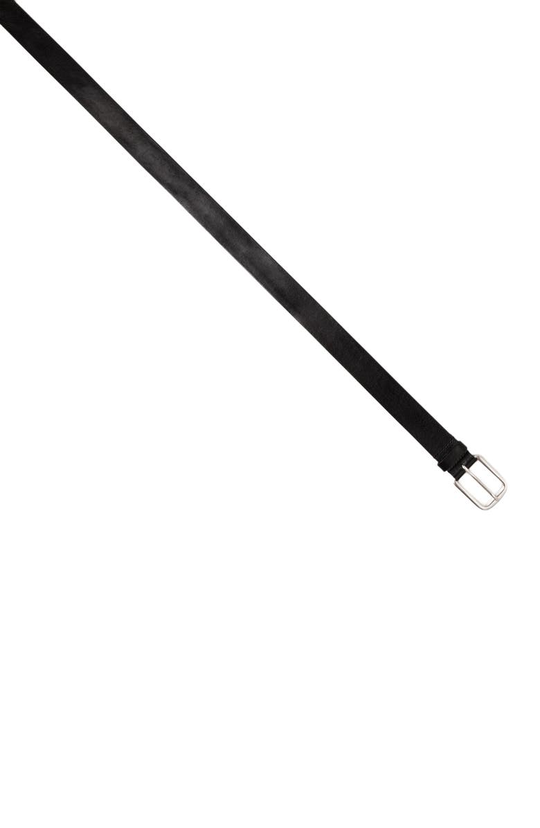 SANDRO Vegetable-tanned leather belt, Alternate, color, 