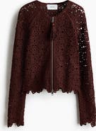 H&M Crochet-look Cardigan