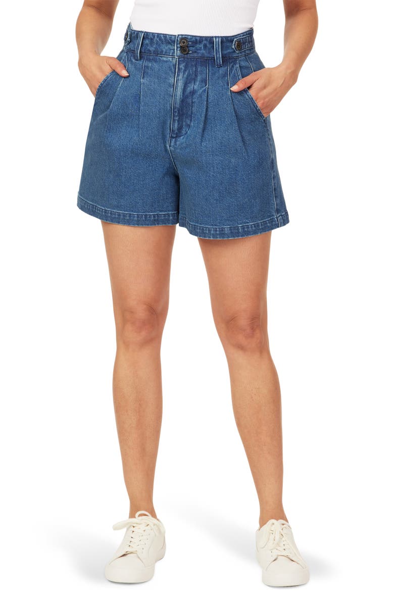 Scotch & Soda The Denim Trouser Shorts, Main, color, 
