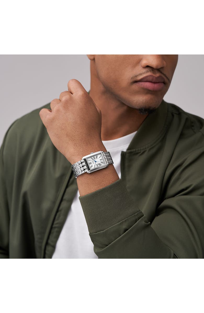 Fossil Carraway Bracelet Watch, 30mm, Alternate, color, Silver