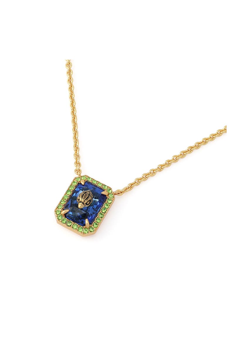 Short Pendant Necklace, Alternate, color, BLUE