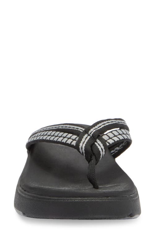 Mykos Nami Platform Flip Flop In Black