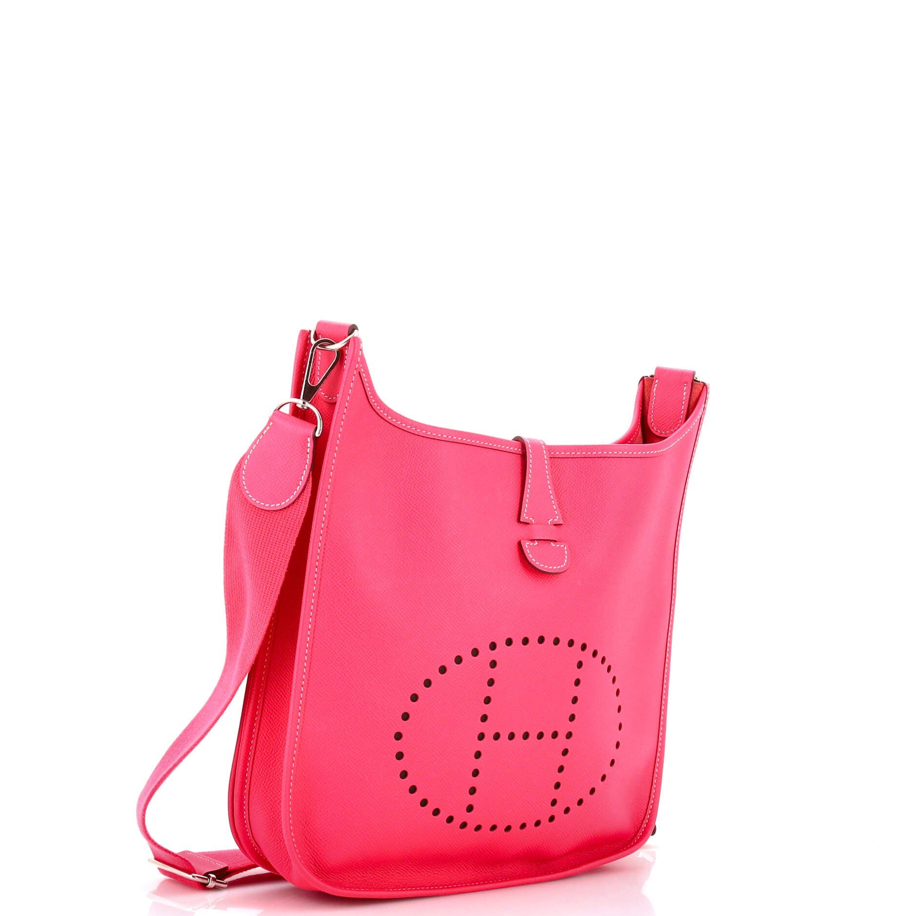 Pre-Owned Hermes Evelyne Bag Gen III Epsom PM, Alternate, color, Rose Tyrien
