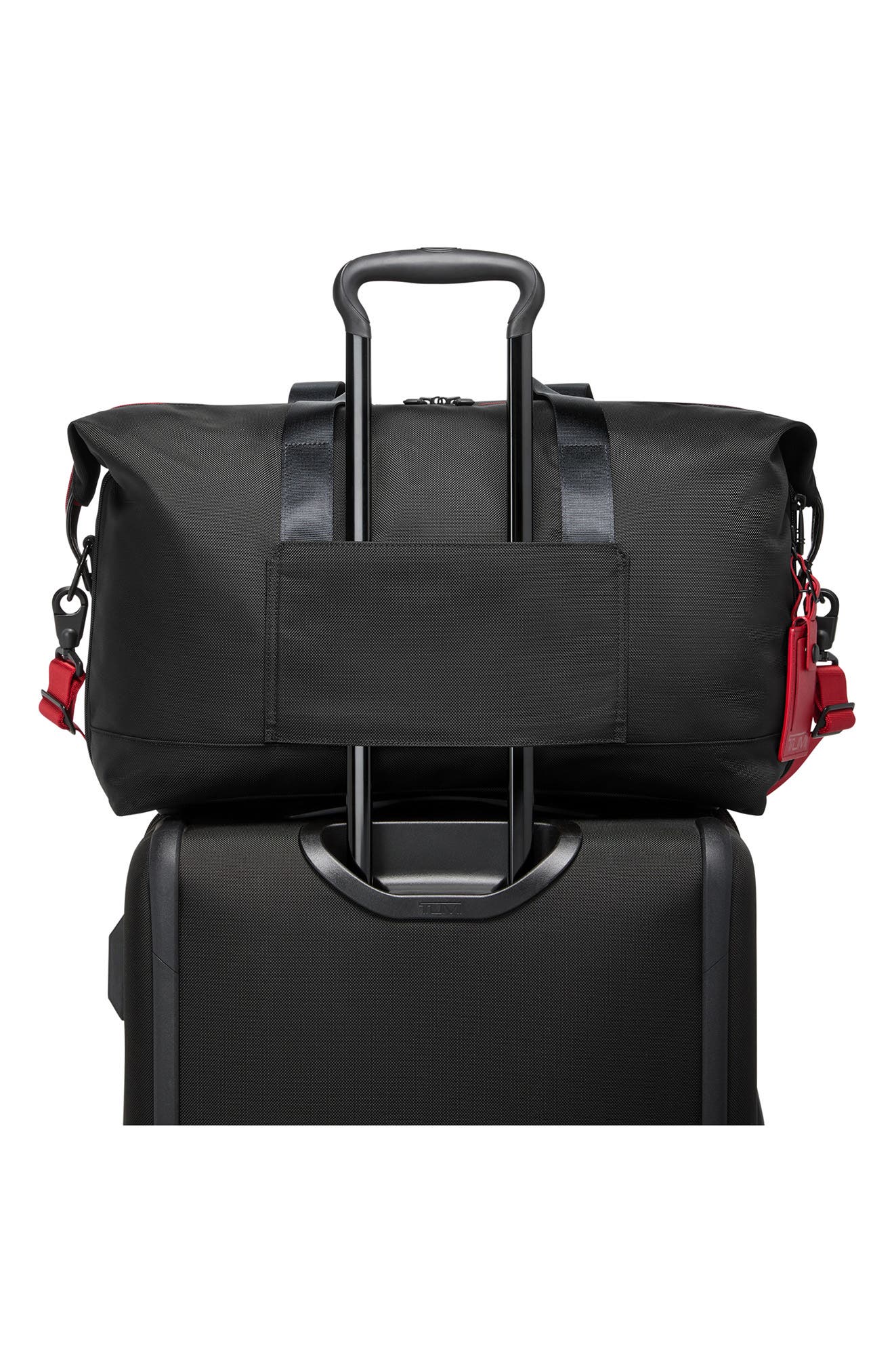 TUMI Alpha Double Expansion Satchel Bag, Alternate, color, 