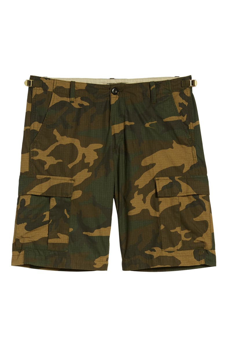 Carhartt Work In Progress Aviation Slim Fit Ripstop Cargo Shorts, Alternate, color, 