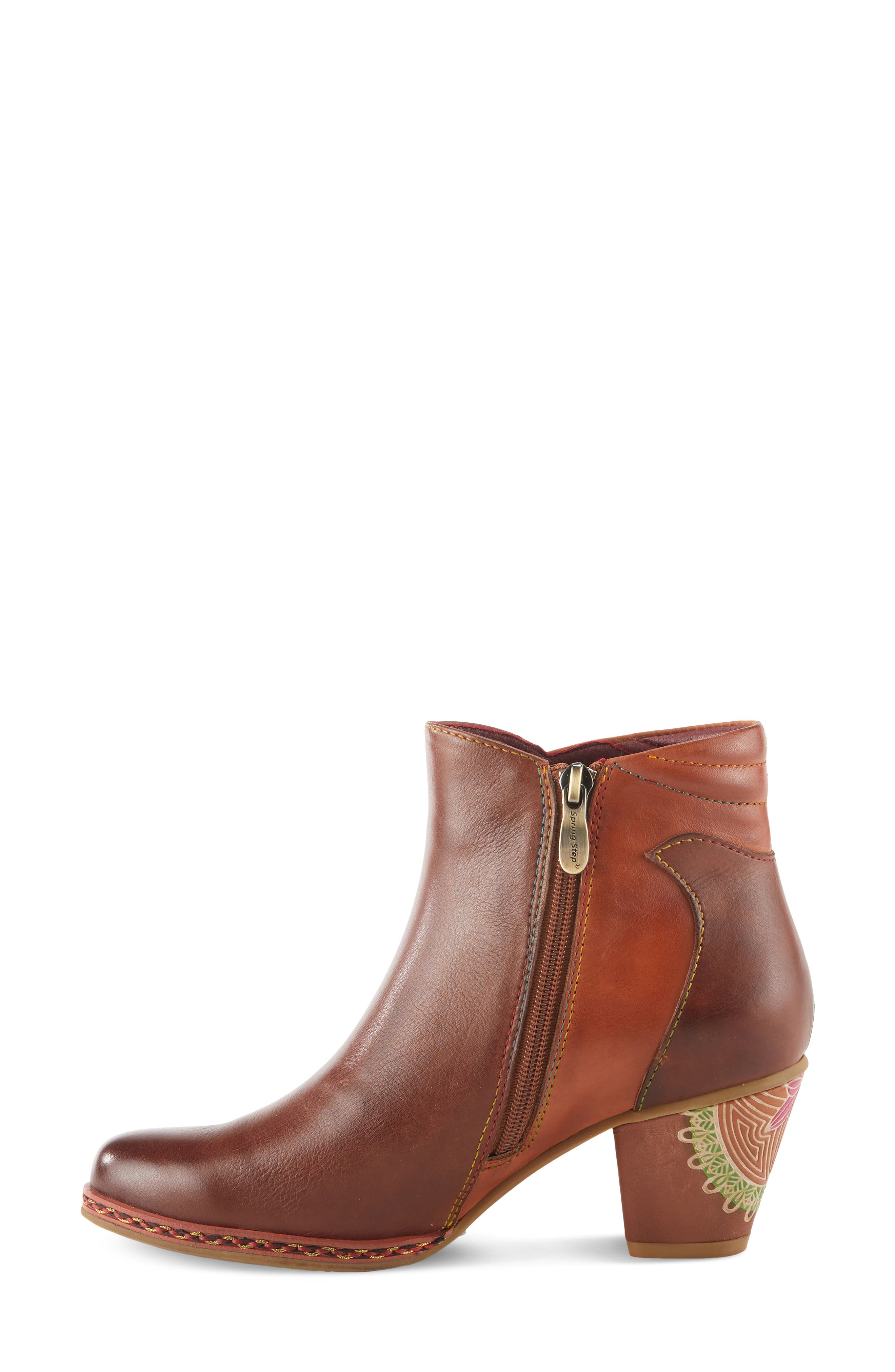 Zamihi Bootie, Alternate, color, BROWN
