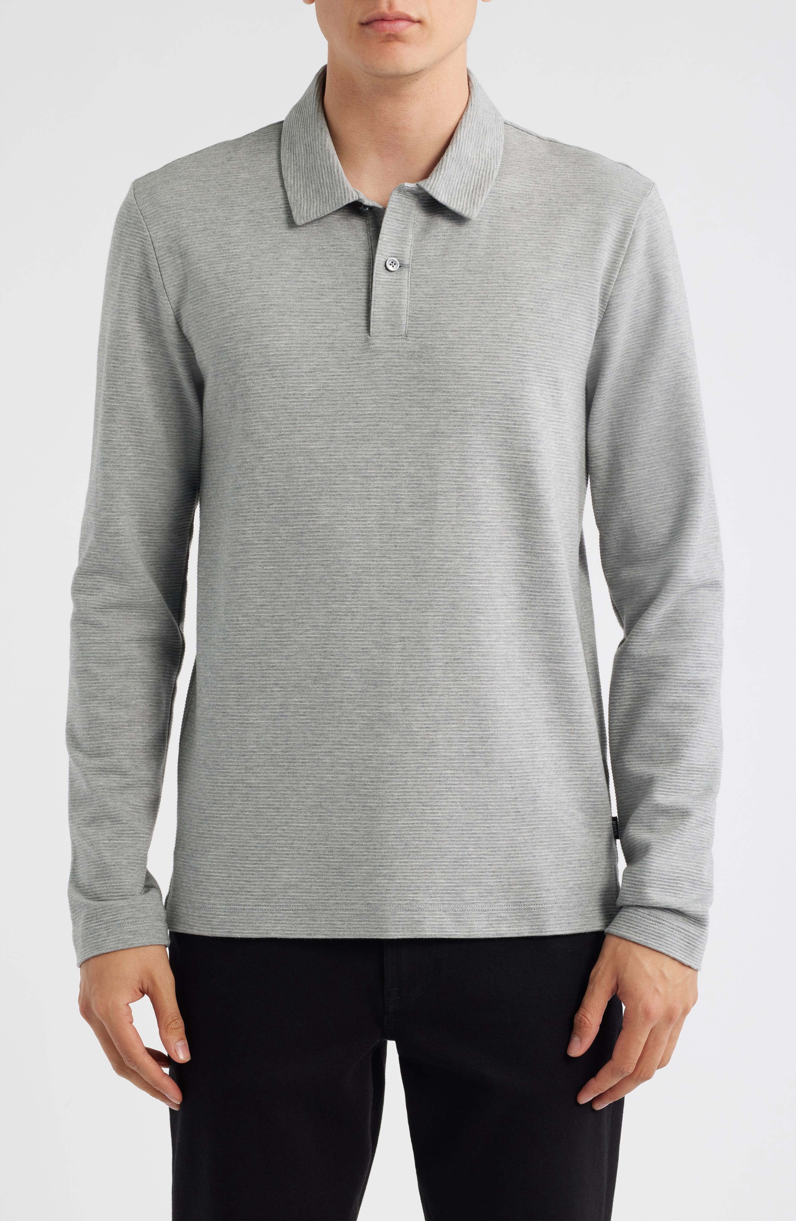 Pleins Long Sleeve Polo