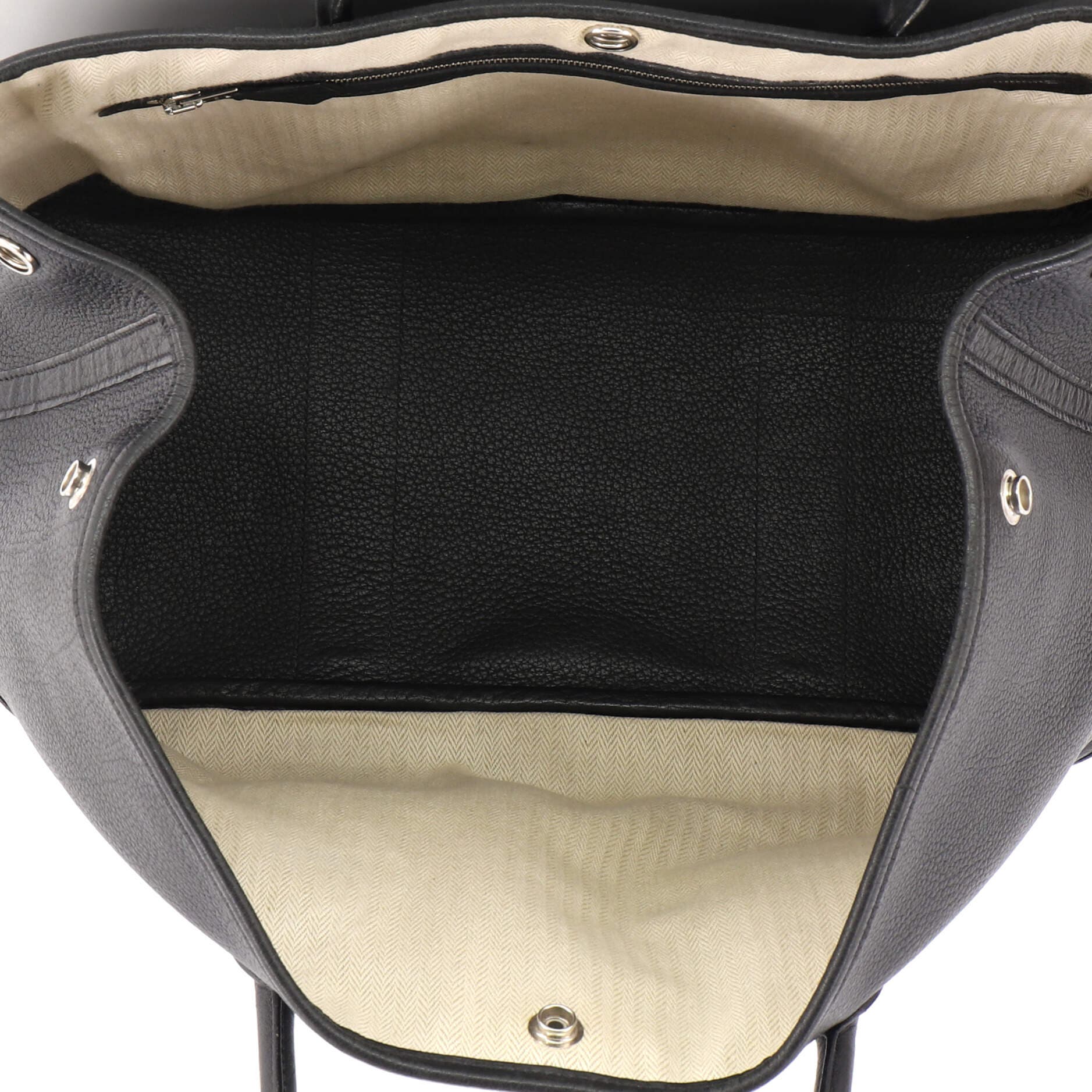Garden Party Tote Leather 36, Alternate, color, Black