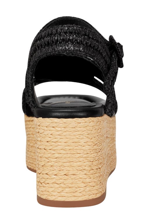 Marc Fisher Ltd Payley Ankle Strap Platform Sandal In Black