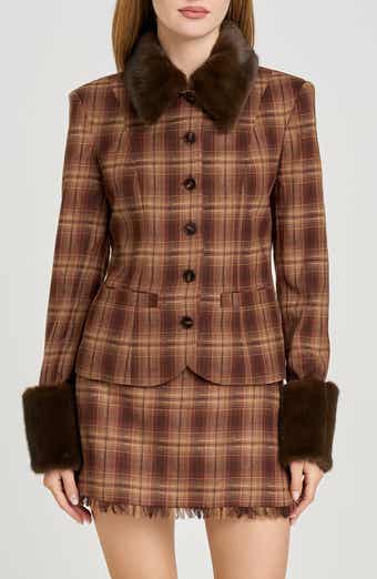 WAYF x Sara Walker Emily Faux Fur Jacket