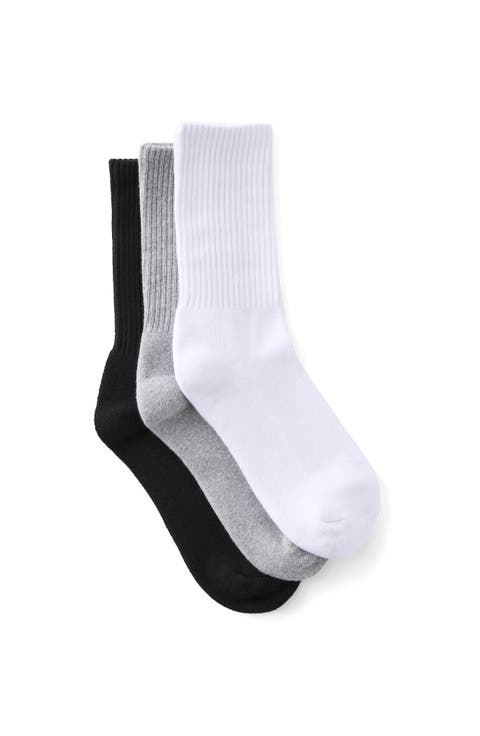 Men's 3 Pack Essential Crew Socks