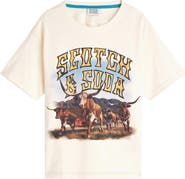 Scotch & Soda Kids' Western Graphic T-Shirt