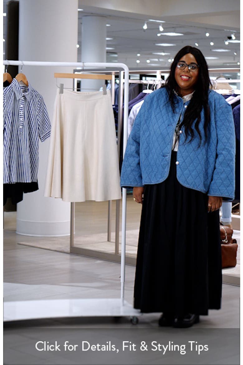Cecilia Faux Suede A-Line Skirt video