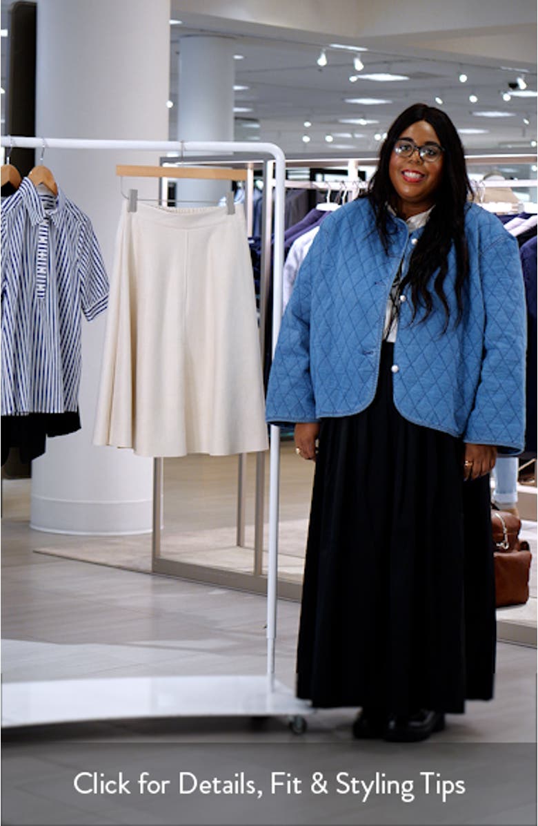 Cecilia Faux Suede A-Line Skirt, sales video thumbnail