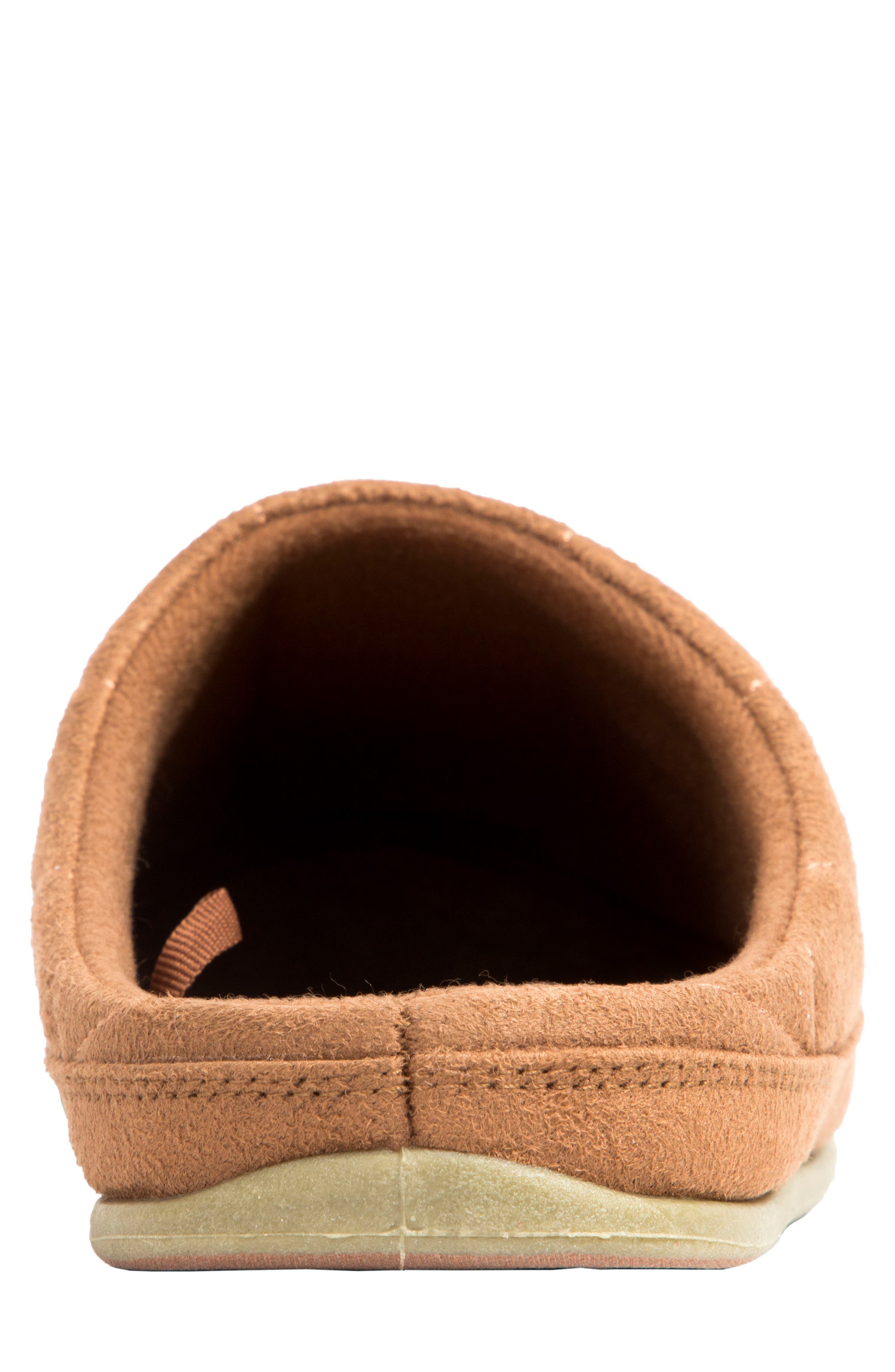 Deer Stags Glacial Scuff Slipper, Alternate, color, Chestnut