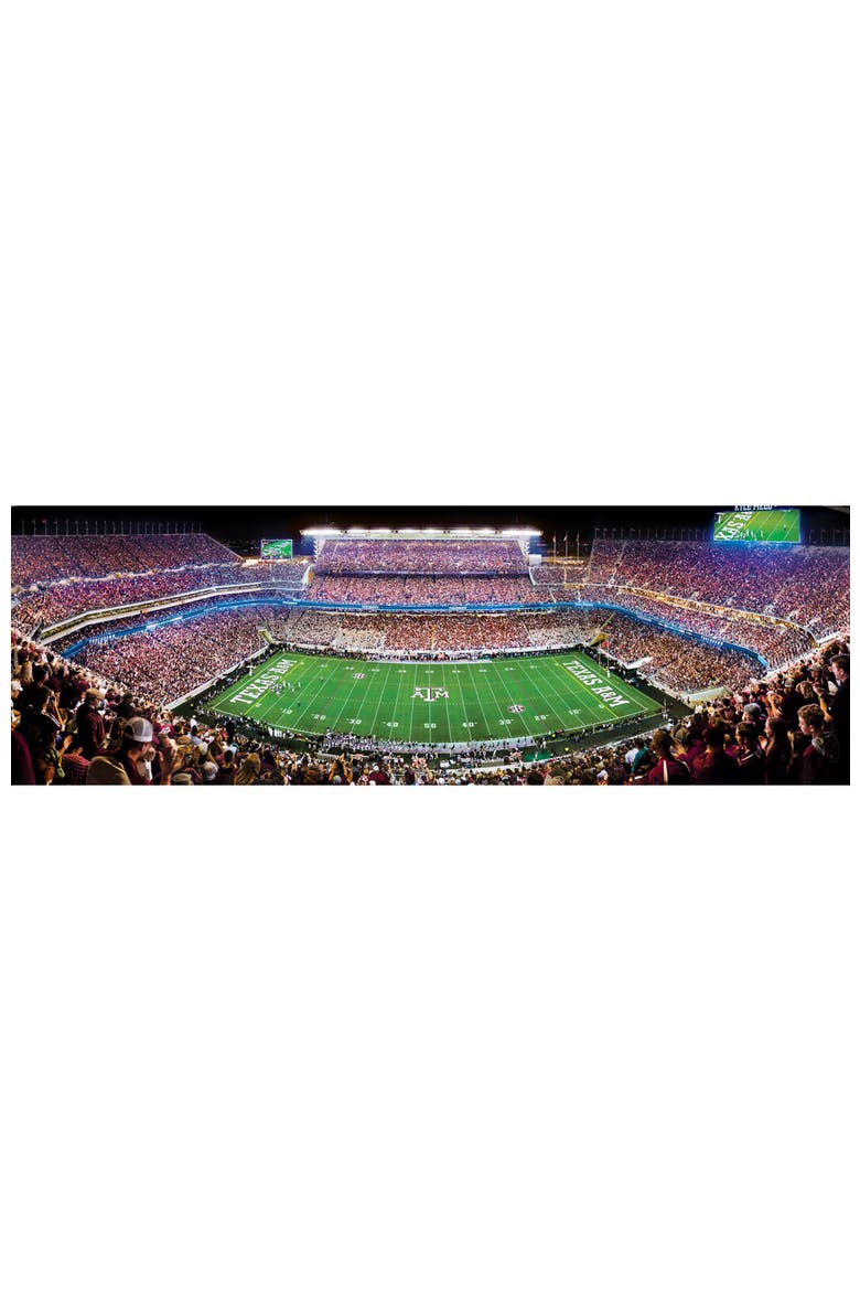 Texas A&M Aggies 1000pc Panoramic Puzzle, Alternate, color, Multicolor