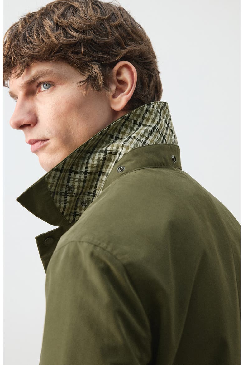 Water Repellent Parka with Removable Hood, Alternate, color, OLIVE GREEN