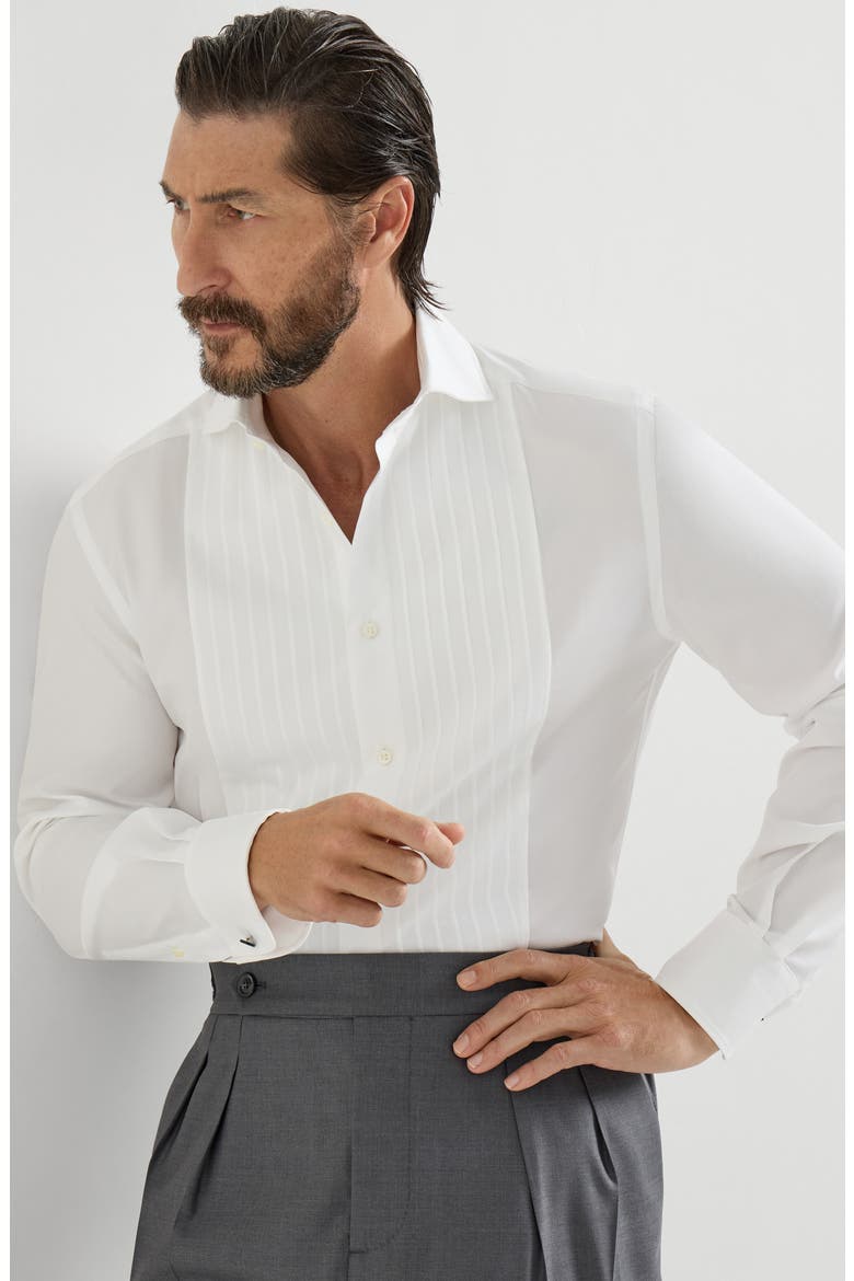 Twill shirt, Alternate, color, White