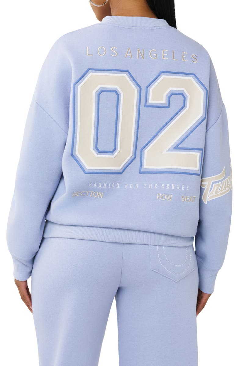 True Religion Boyfriend Graphic Sweatshirt, Alternate, color, 