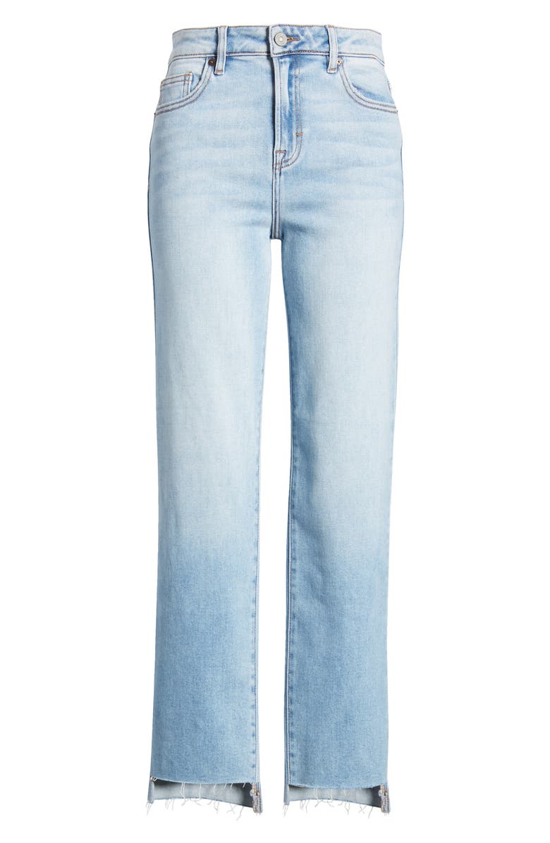 HIDDEN JEANS Raw Hem Straight Leg Jeans, Alternate, color,