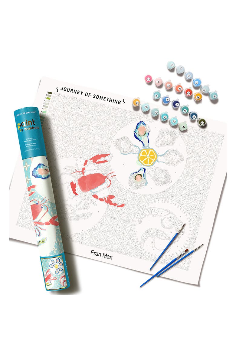 Paint By Numbers, Dining On The Rocks, DIY Painting Kit, Main, color, Multicolored