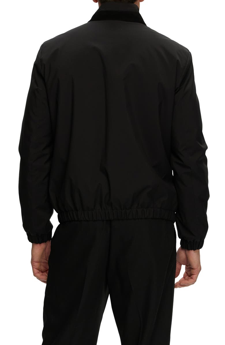 GORSKI Men's Jacket With Genuine Shearling Lining, Alternate, color, Black