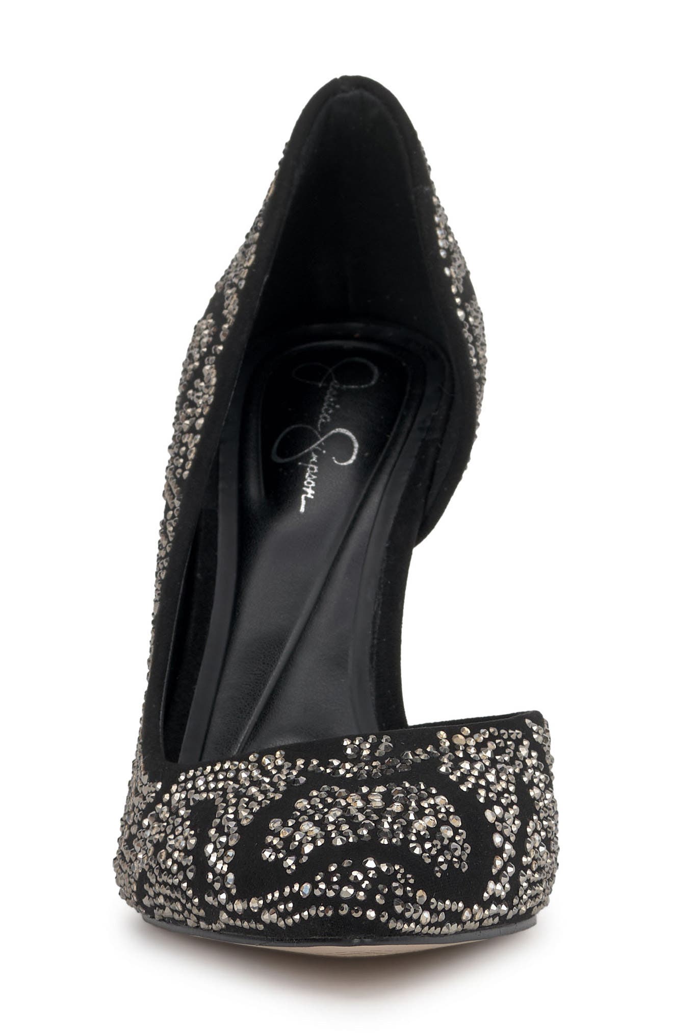 Jessica Simpson Prizma Rhinestone Pump, Alternate, color, Black