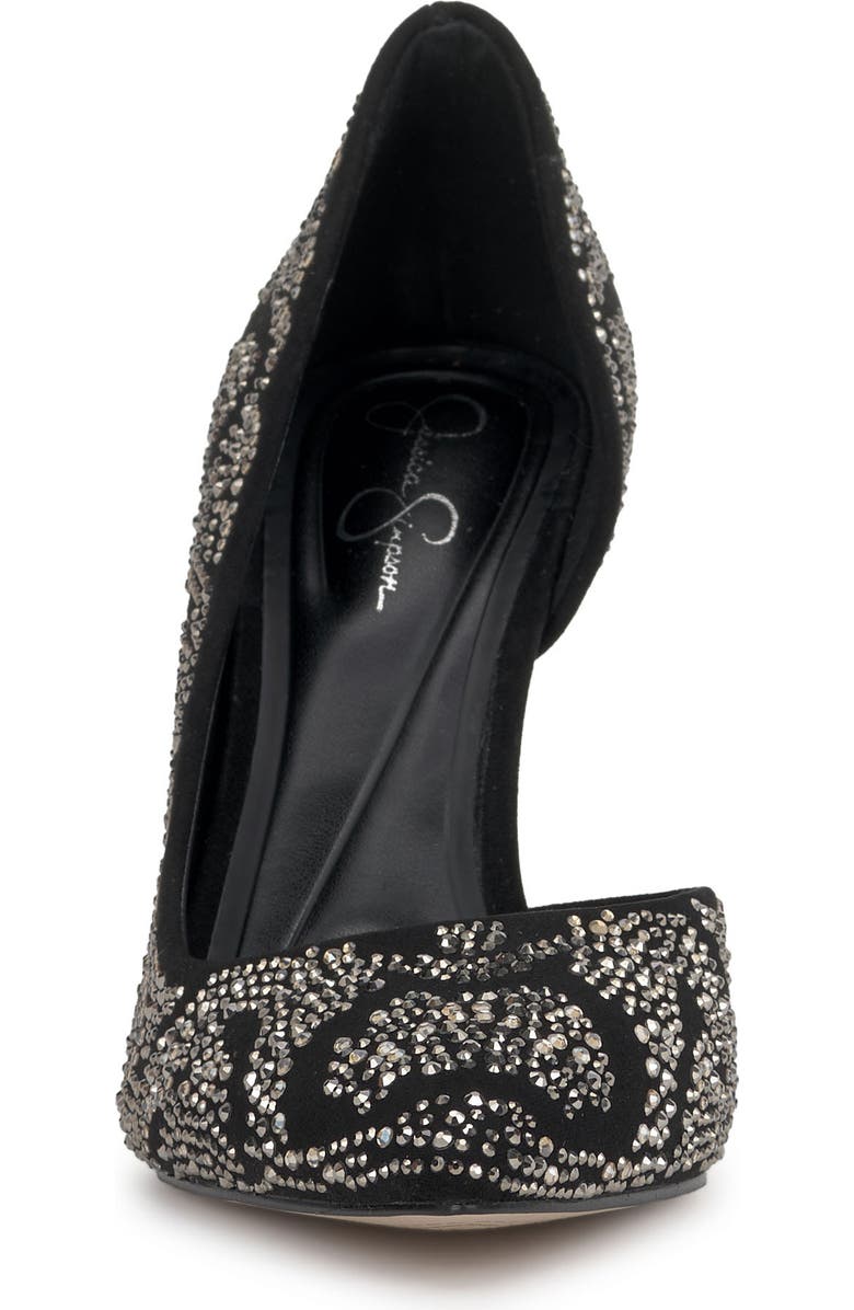 Jessica Simpson Prizma Rhinestone Pump, Alternate, color, Black