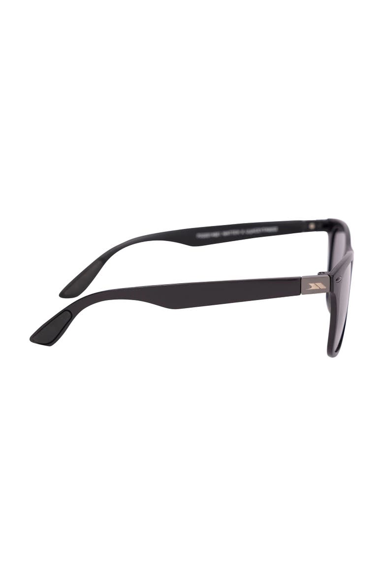 Gender Inclusive Matter Logo Etched Sunglasses, Alternate, color, Matt Black