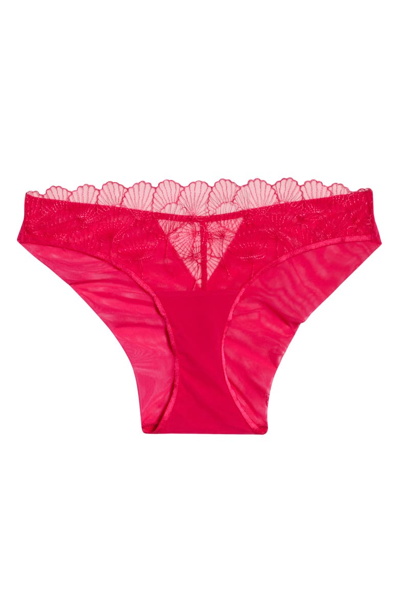 Bluebella Vermont Embroidered Mesh Briefs, Alternate, color, Virtual Pink