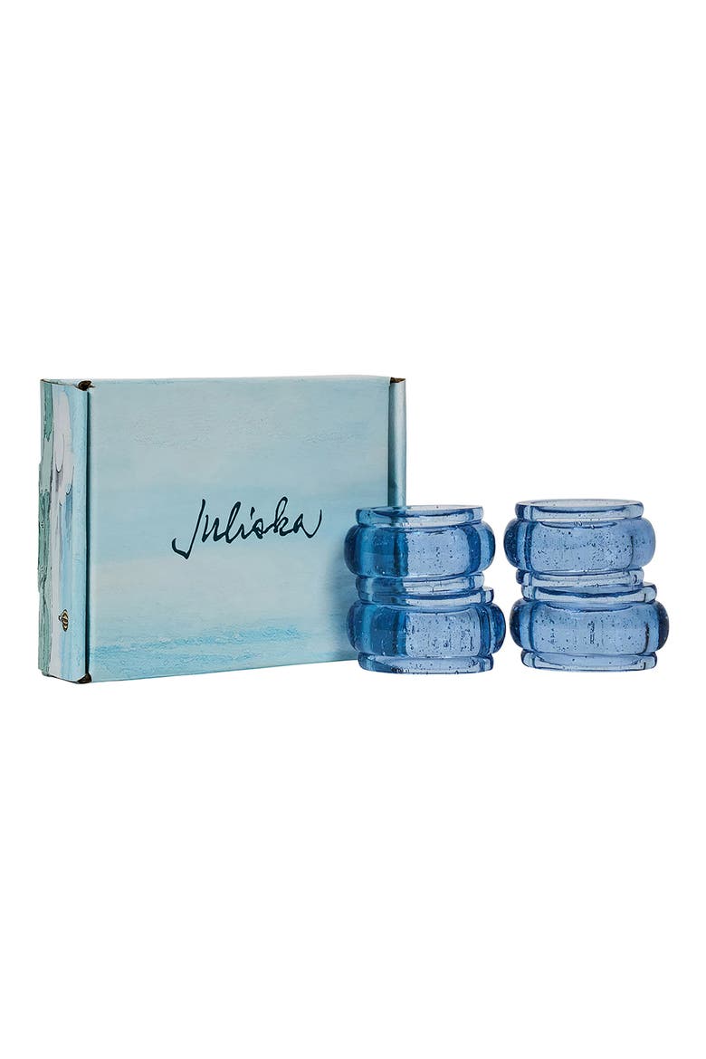 Provence Set of 4 Napkin Rings, Alternate, color, CHAMBRAY
