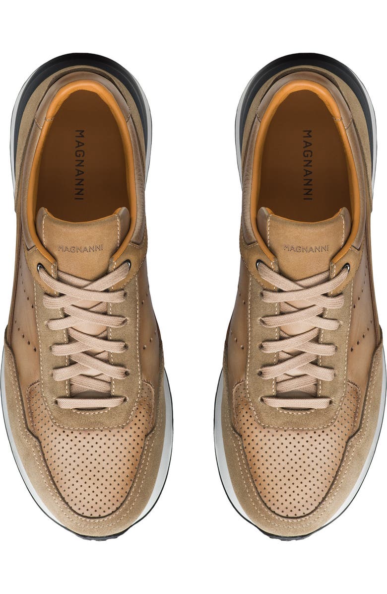 Magnanni Bravo Perforated Sneaker, Alternate, color,