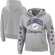 '47 Women's '47  Heather Gray Los Angeles Dodgers Plus Size Starry Eye Hoodie