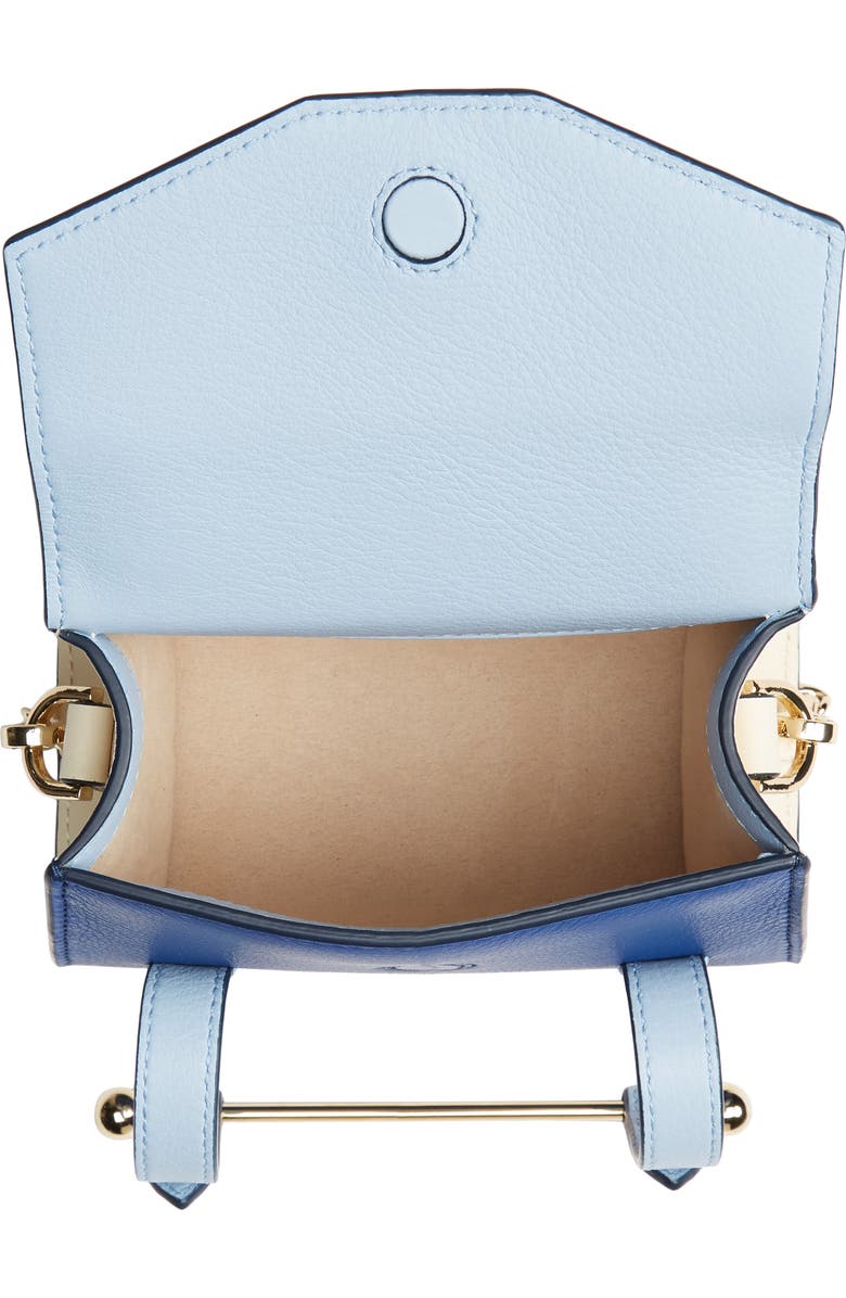 Strathberry Micro Allegro Colorblock Calfskin Leather Tote, Alternate, color,