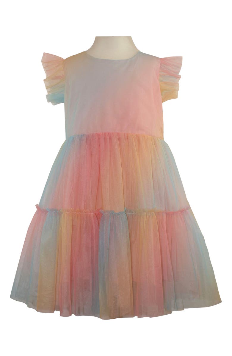Popatu Kids' Rainbow Gradient Party Dress, Main, color, 
