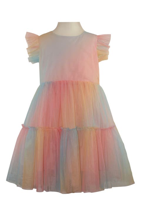 Kids' Rainbow Gradient Party Dress (Toddler & Little Kid)