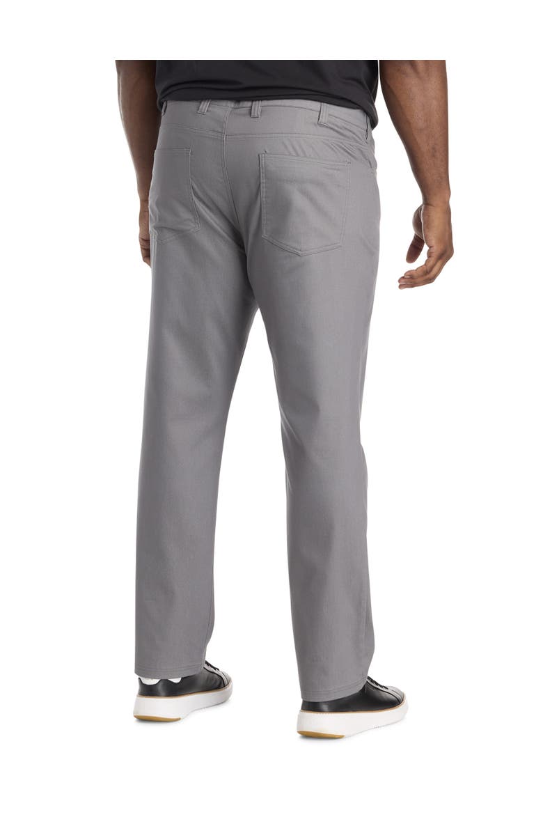 Oak Hill by DXL Big & Tall Straight Fit 5-Pocket Tech Pants, Alternate, color, Grey Heather
