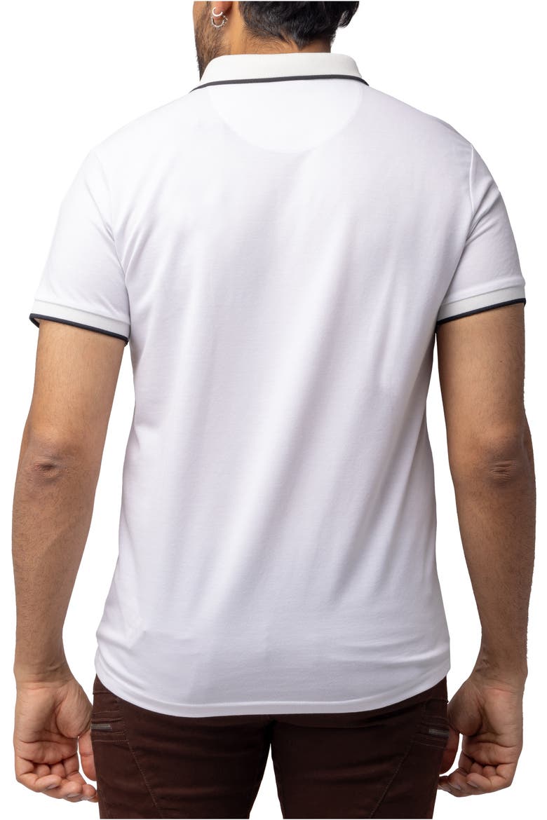 Piqué Polo, Alternate, color, WHITE