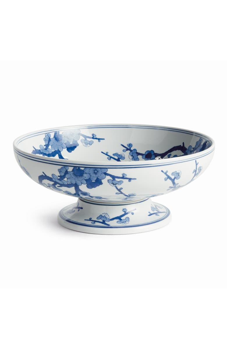 Napa Home & Garden Barclay Butera Dynasty Empress Decorative Footed Bowl, Main, color, Blue