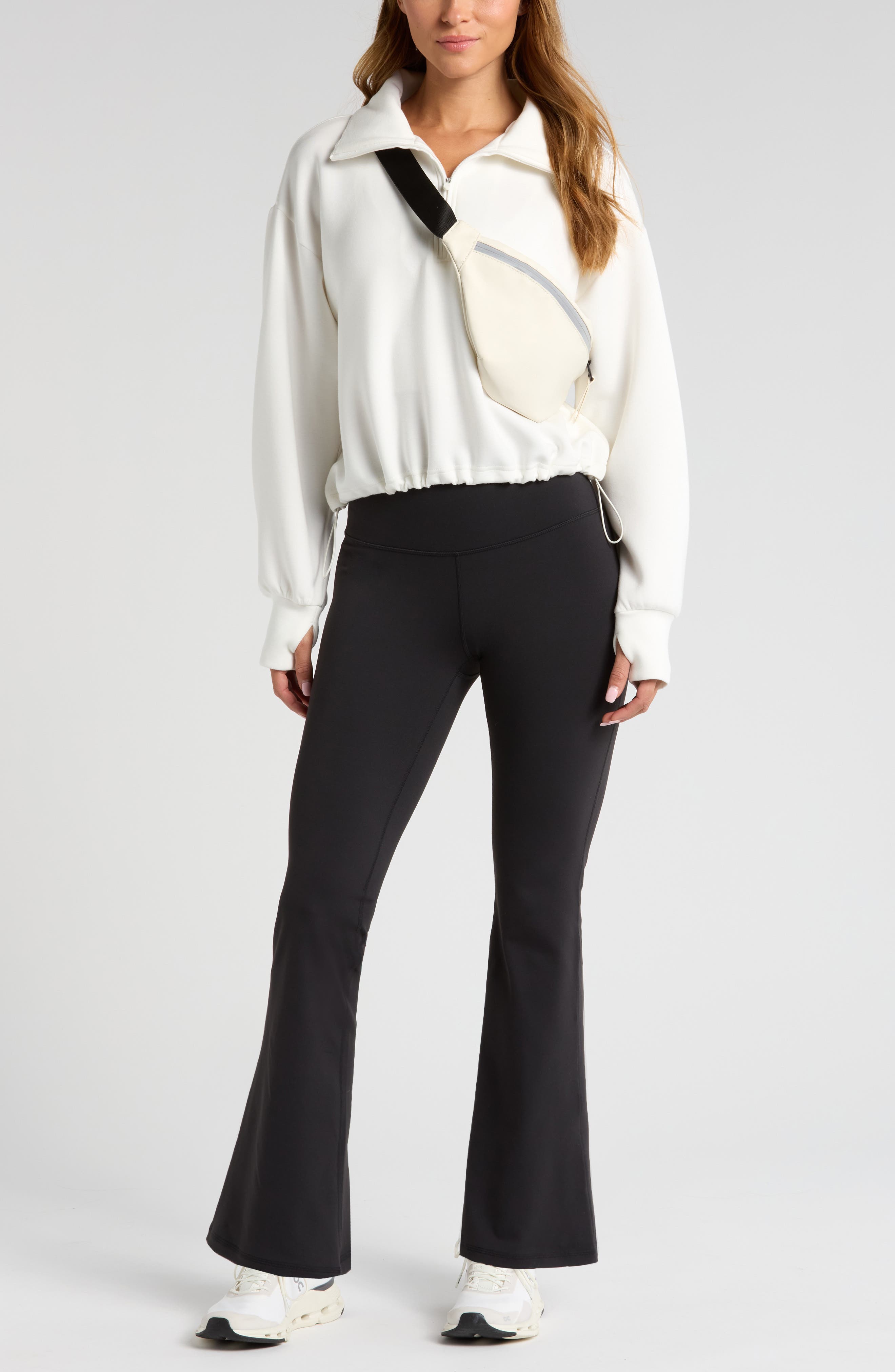 Flex High Waist Flare Leg Pants - image 2