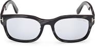 TOM FORD 55mm Rectangle Tinted Sunglasses