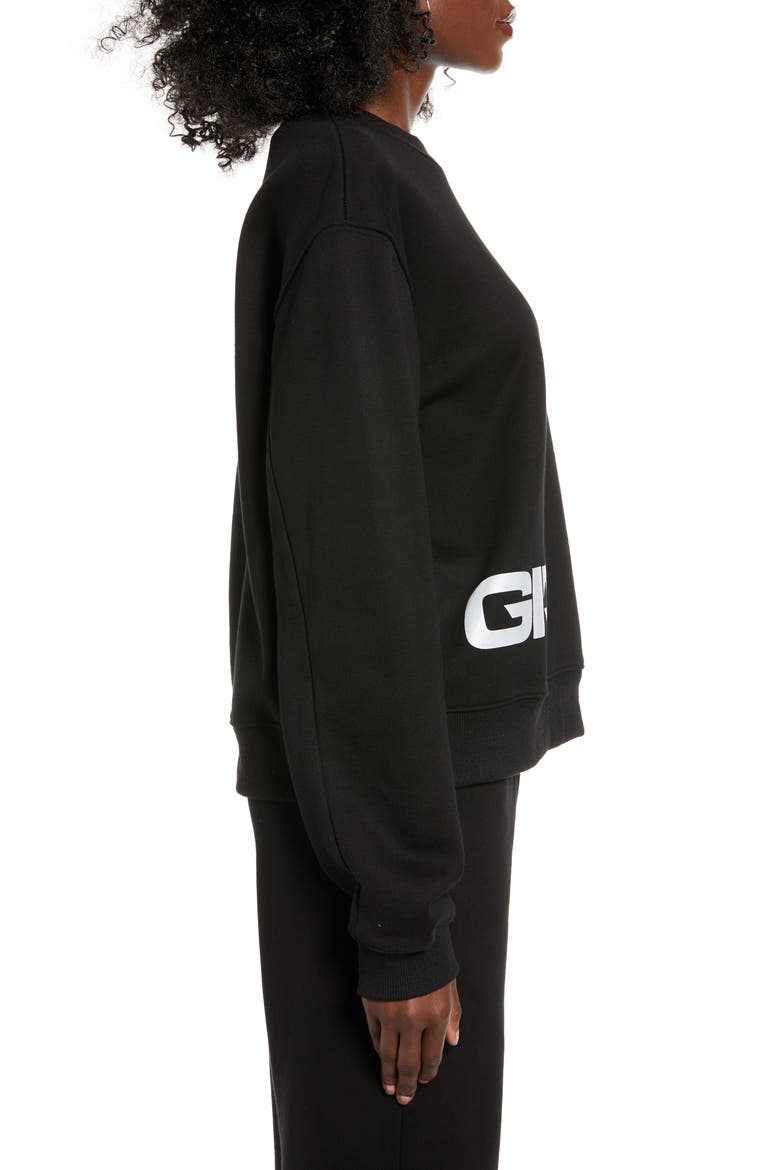 Taja Sweatshirt, Alternate, color, BLACK